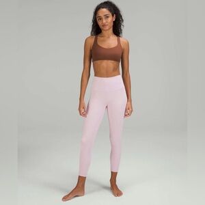 Lululemon Align High-Rise Pant 25" Double Lined Nulu in Pink Peony W5CTCS